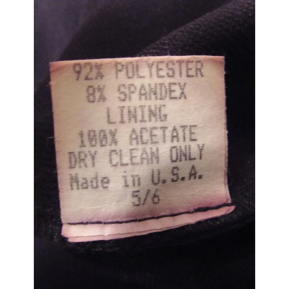 A List by Wrapper Blue/Blk/Green Y2K Sleeveless Color Block Pant Suit Size 5 5/6 - Picture 6 of 8